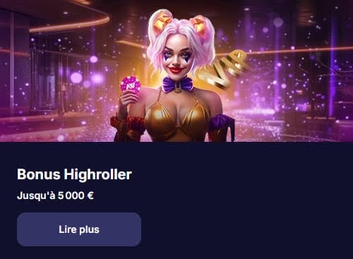 NV Casino bonus Highroller