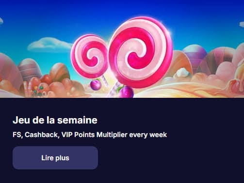 NV Casino jeu semaine