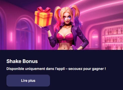 NV Casino shake bonus