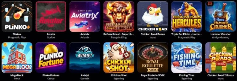 NV Casino mini jeux