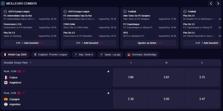 NV Casino paris sportifs